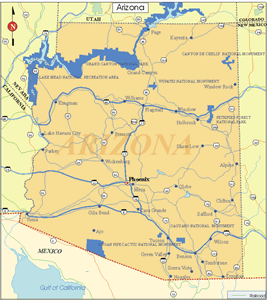 Arizona State Map