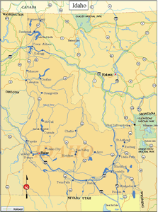 Idaho State Map