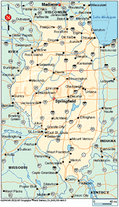 Illinois State Map