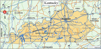 Kentucky State Map