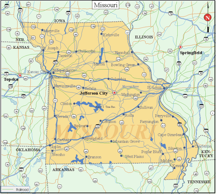 Missouri Facts And Symbols