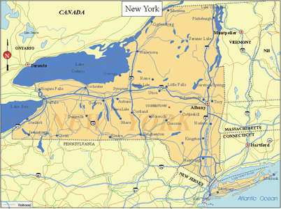 New York State Map