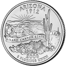 Arizona State Quarter - Back