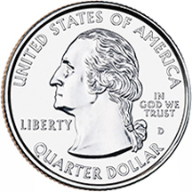 Massachusetts State Quarter - Front