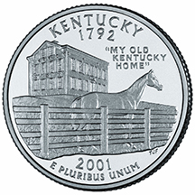 Kentucky State Quarter - Back