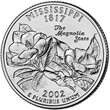 Mississippi State Quarter - Back