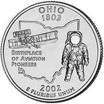 Ohio State Quarter - Back