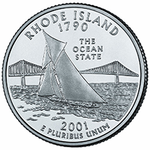 Rhode Island State Quarter - Back